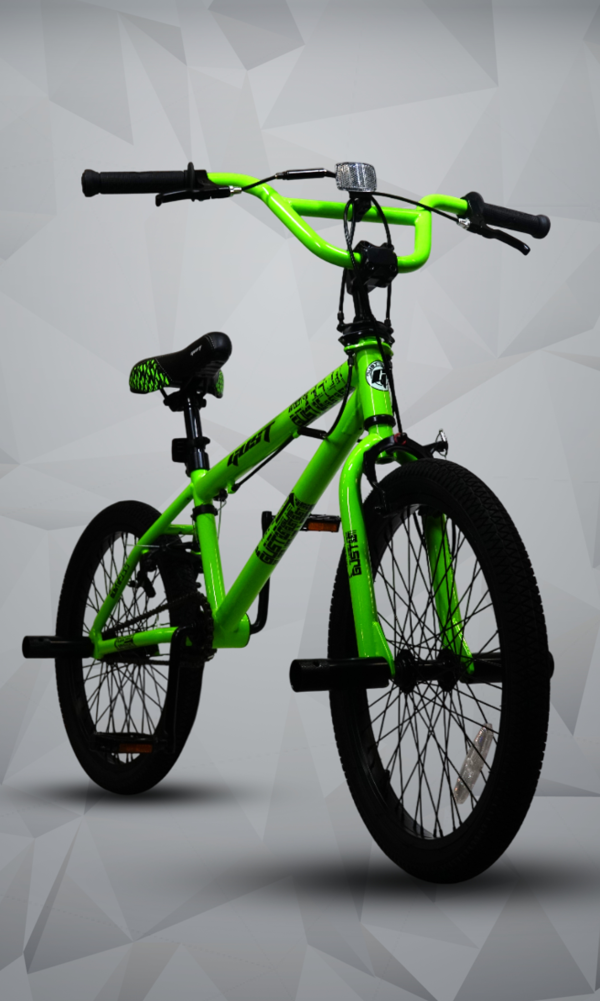 GUST 20-Inch BMX Bike | Freestyle, Durable Steel Frame, Stunt Pegs, V-Brakes