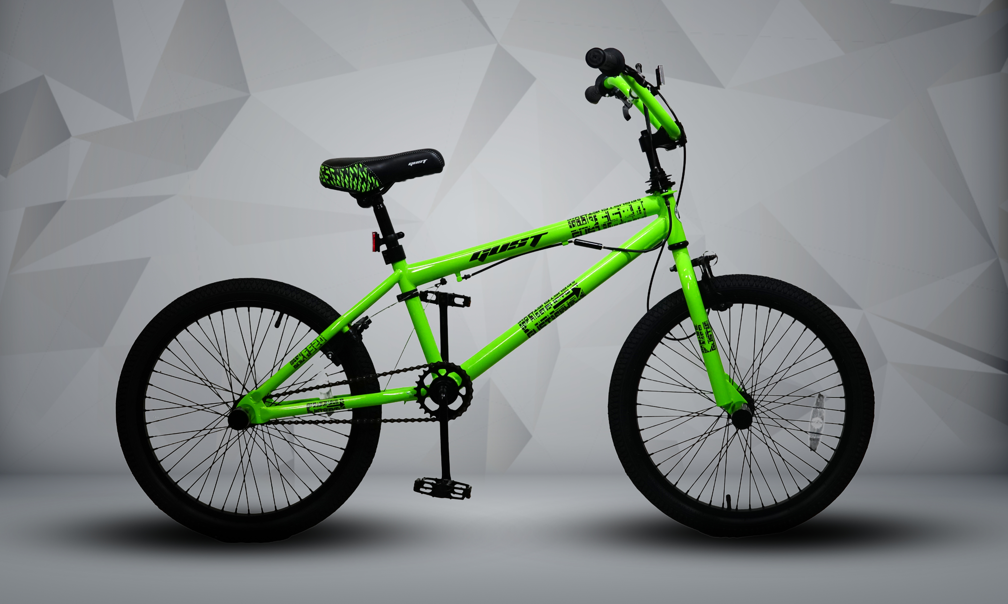 GUST 20-Inch BMX Bike | Freestyle, Durable Steel Frame, Stunt Pegs, V-Brakes