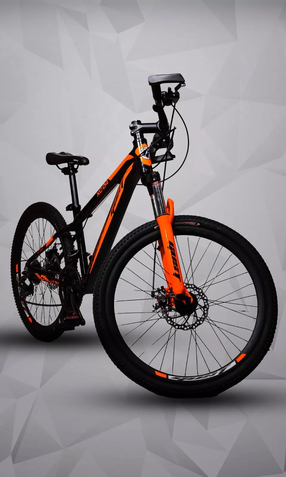 GUST 24-Inch Mountain Bike | 21-Speed, Front Suspension, Disc Brakes, Off-Road
