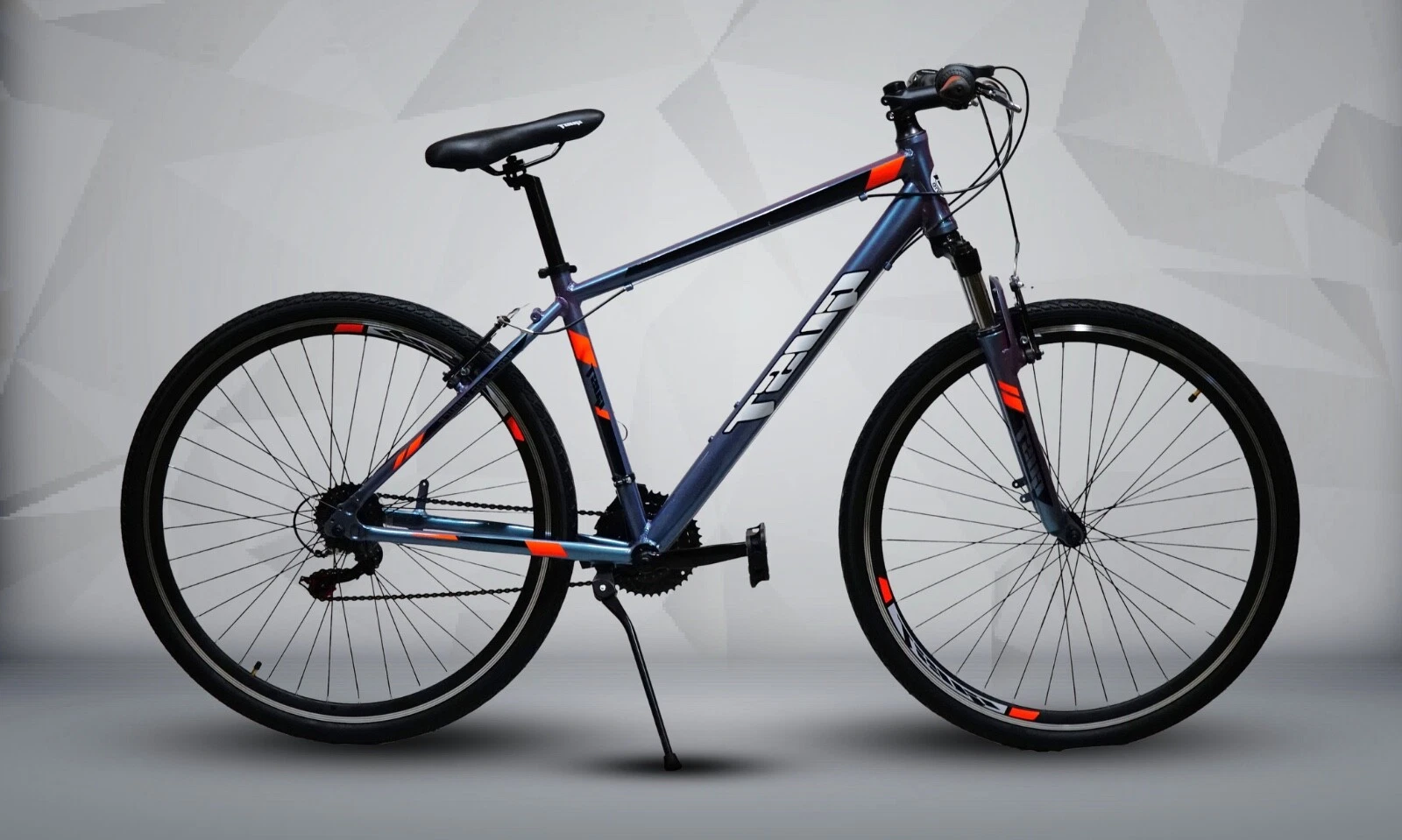 GUST Hybrid Bike | Large, 21-Speed, Front Suspension, Disc Brakes – City & Trail