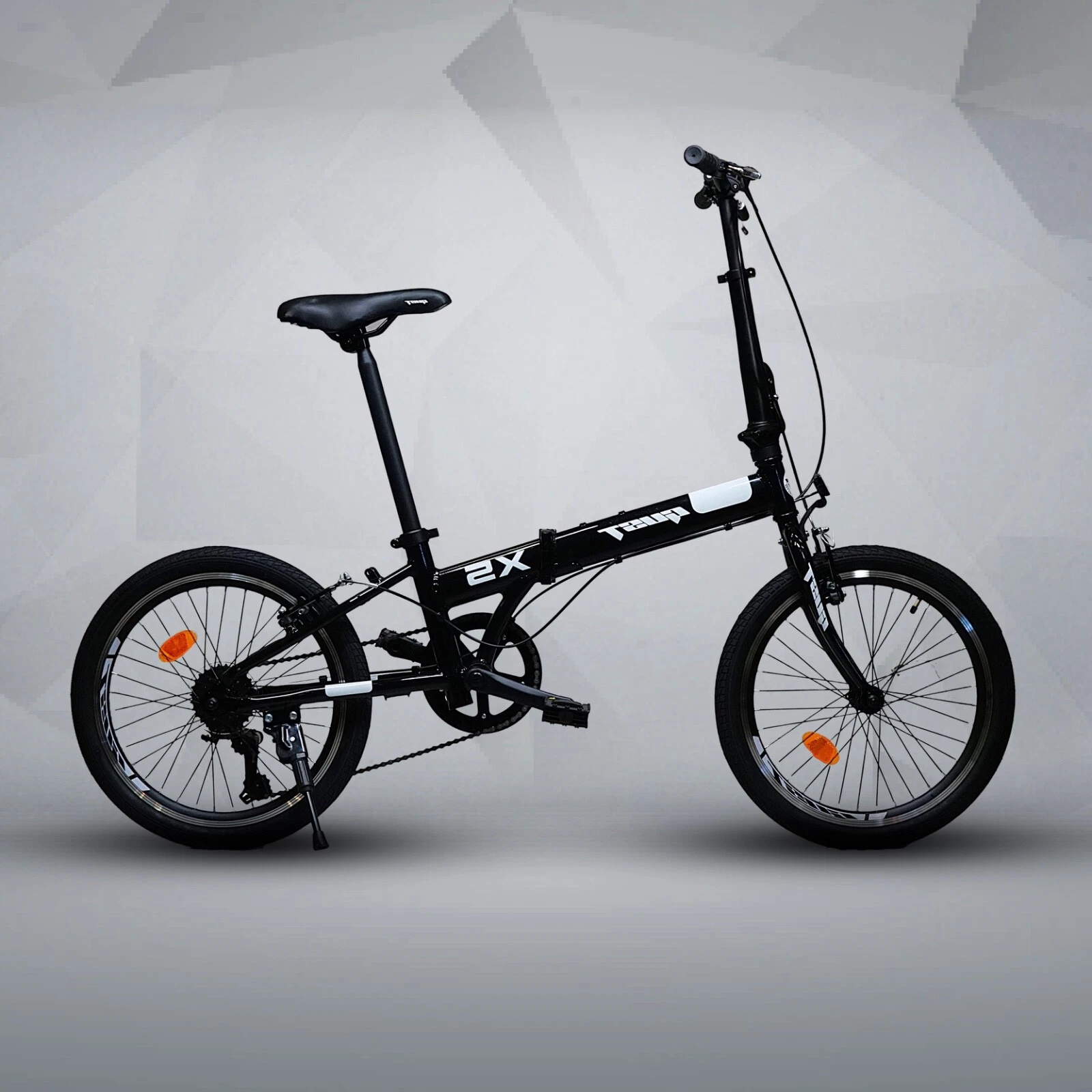 GUST 20-Inch Folding Bike | 7-Speed Shimano Gears, Lightweight Commuter Bicycle