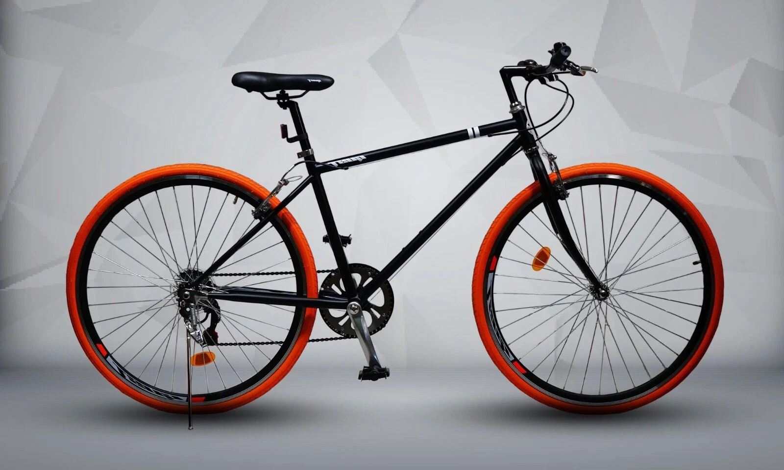 GUST Urban Commuter Bike | Large, 7-Speed, Lightweight Aluminium Frame, V-Brakes