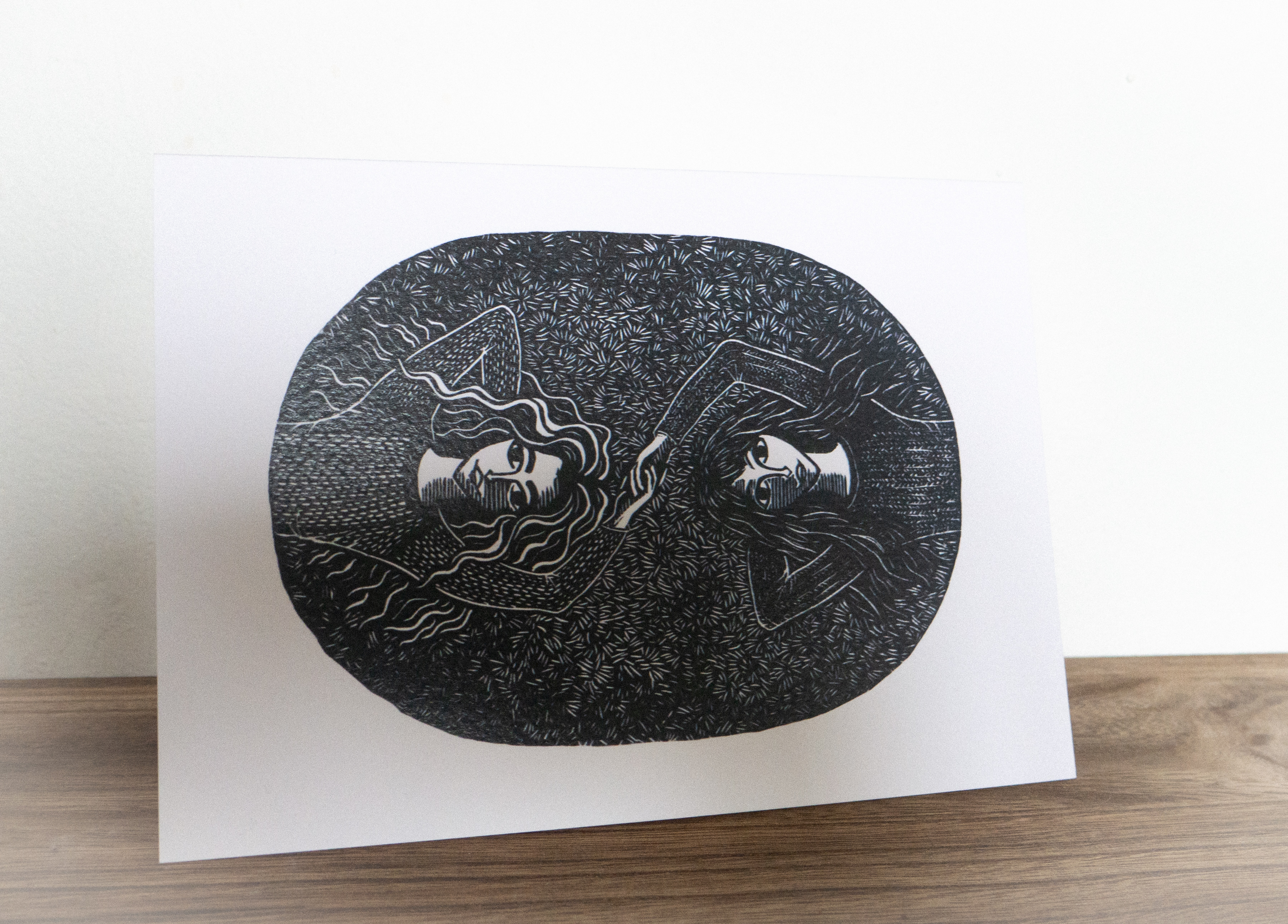 Greetings Card - Stargazers