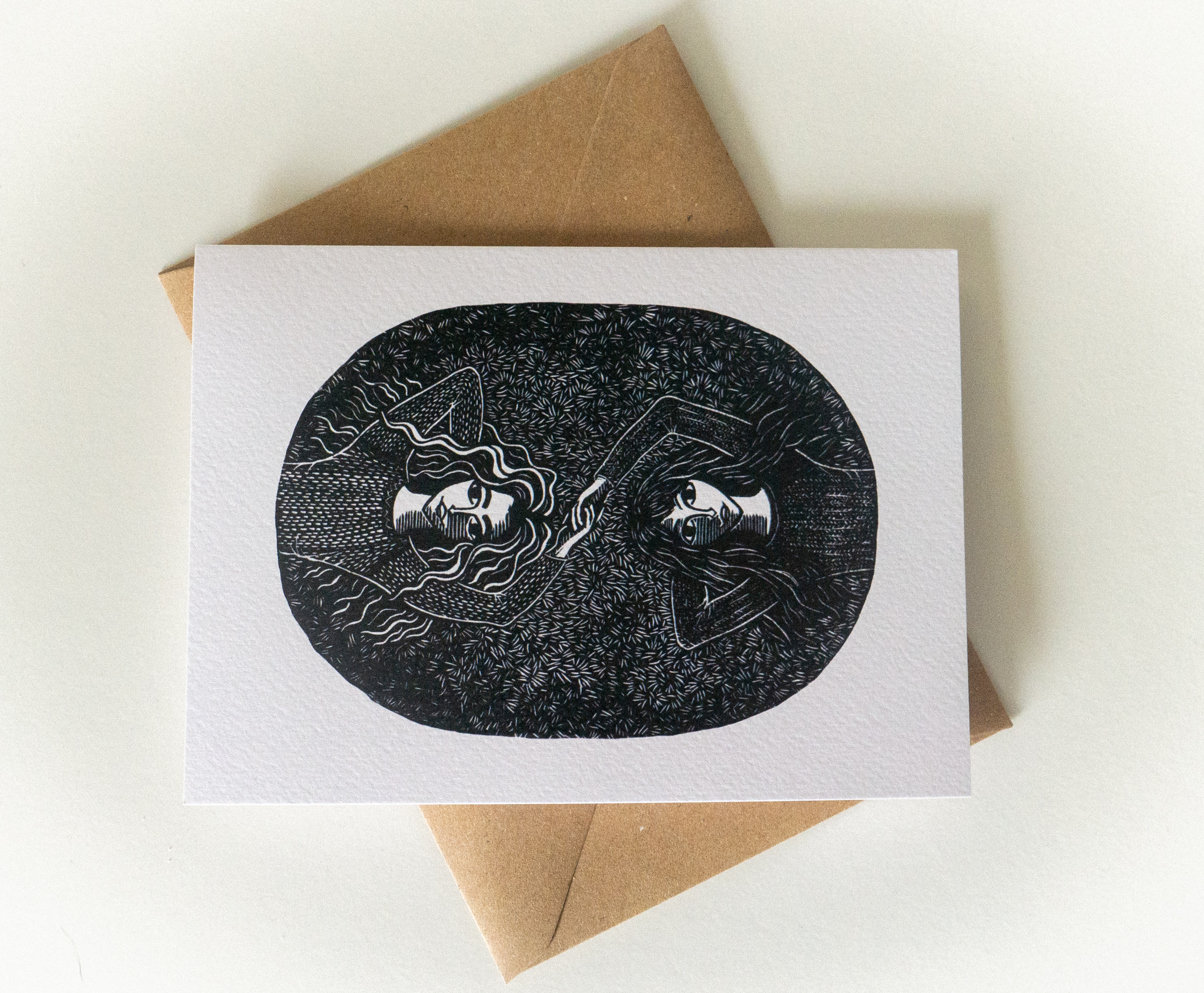 Greetings Card - Stargazers