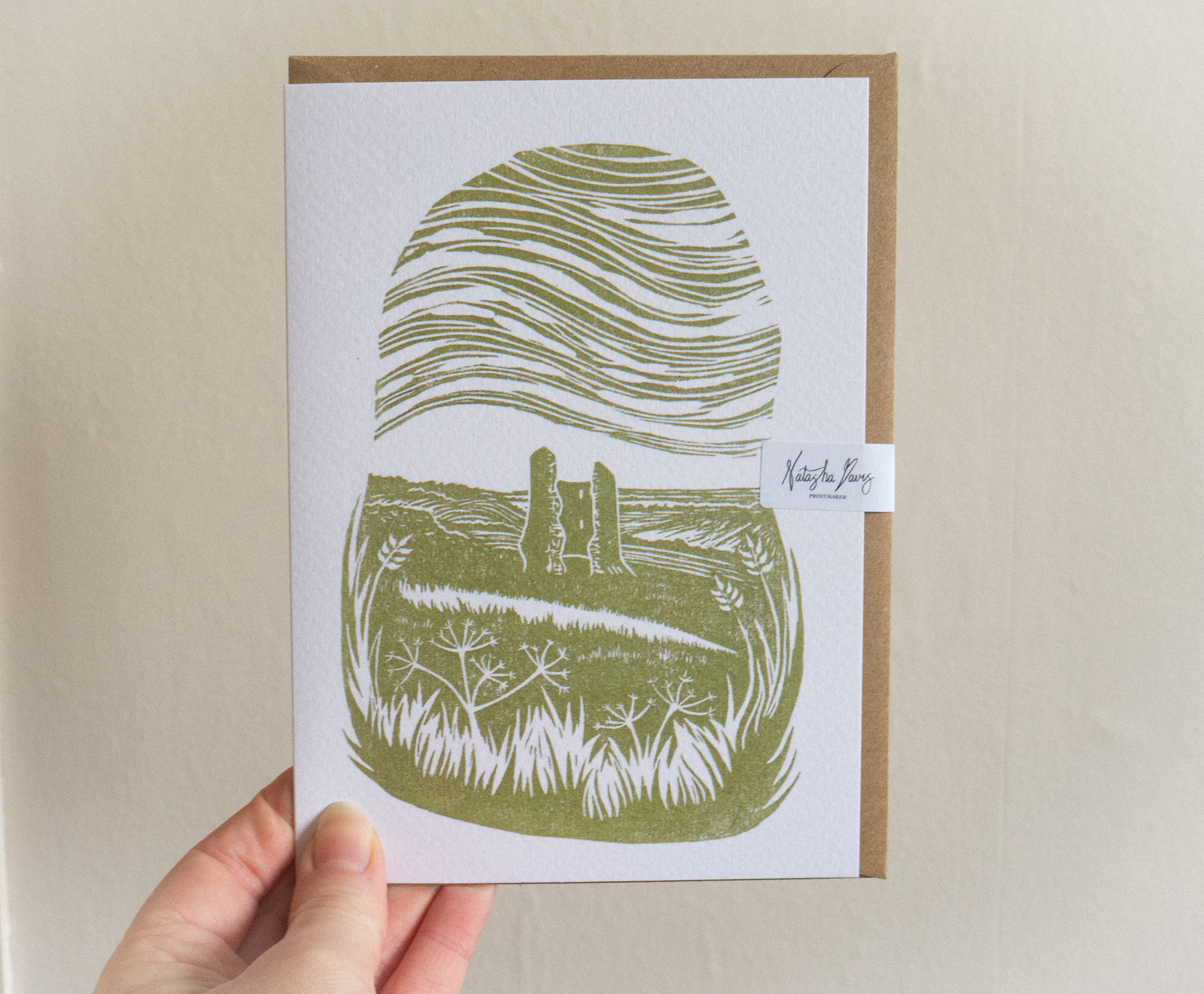 Greetings Card - Hadleigh Castle