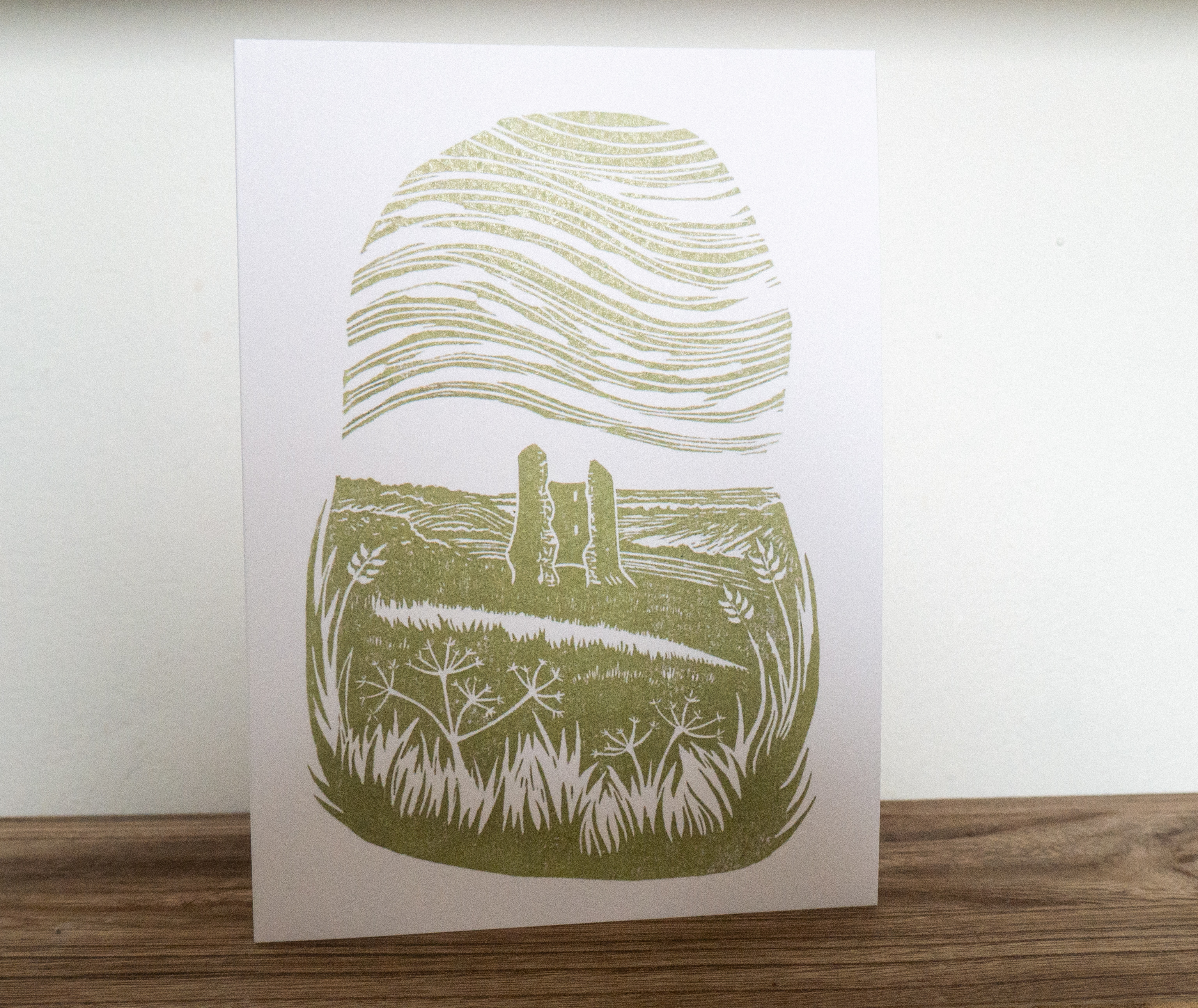Greetings Card - Hadleigh Castle