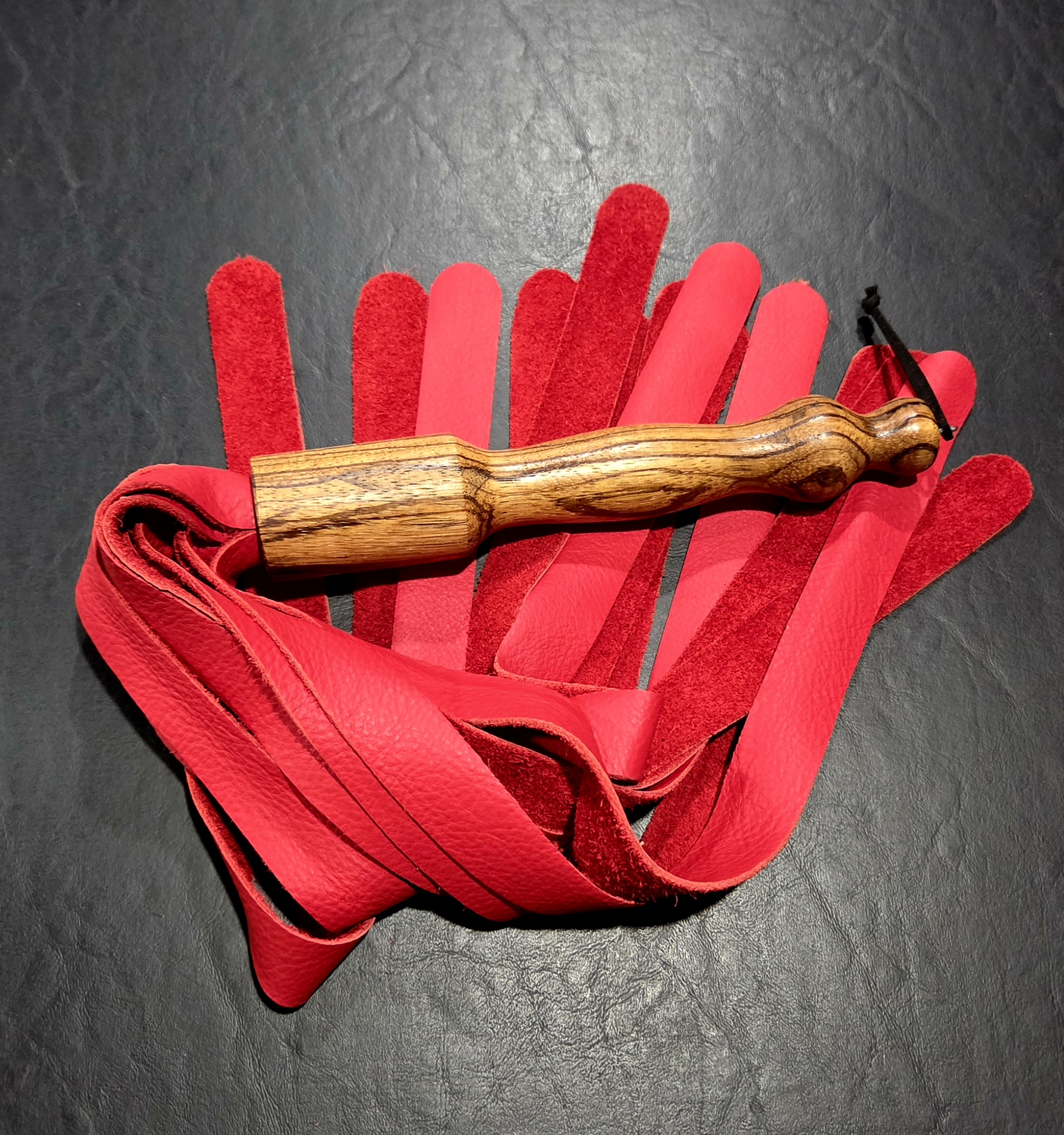 Zebrawood flogger