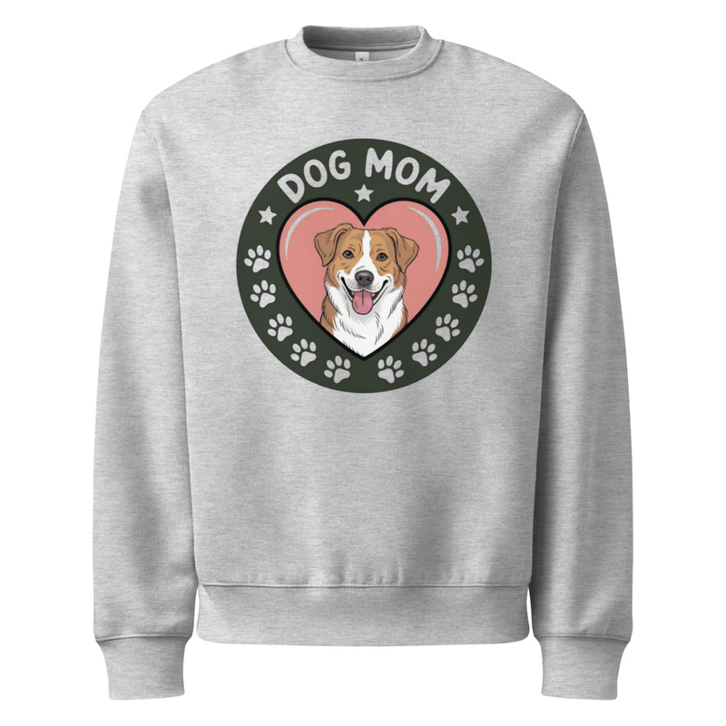 Dog Mom Badge: Crewneck 