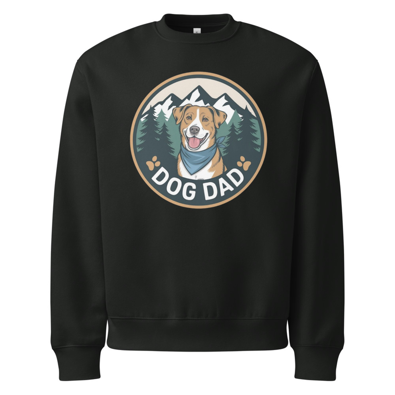 Dog Dad Badge: Crewneck