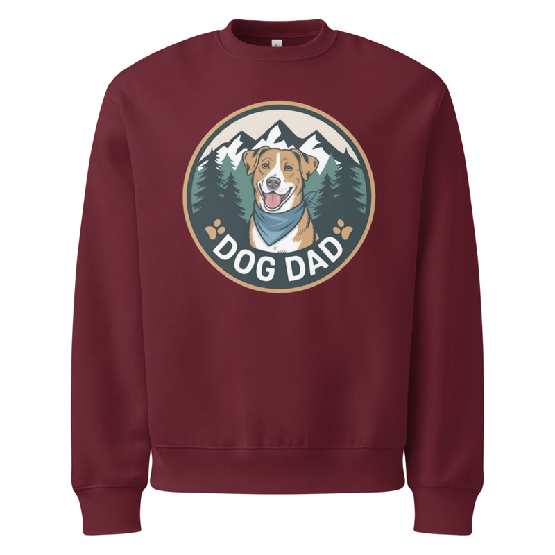 Dog Dad Badge: Crewneck