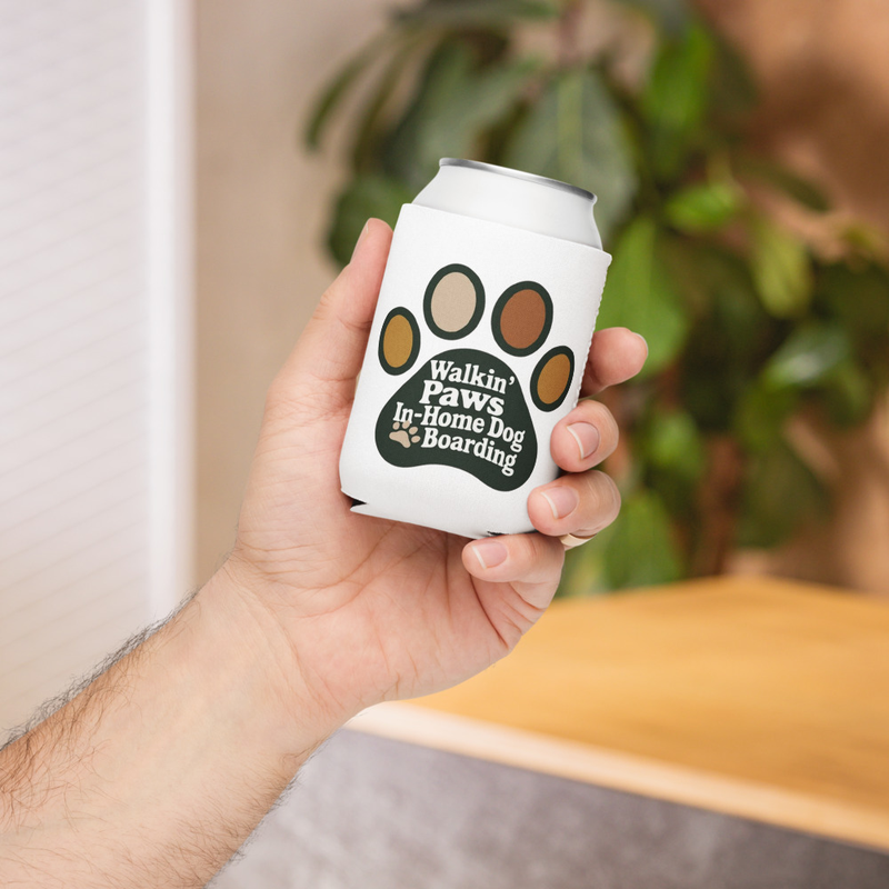 Walkin' Paws Paw: Can Koozie