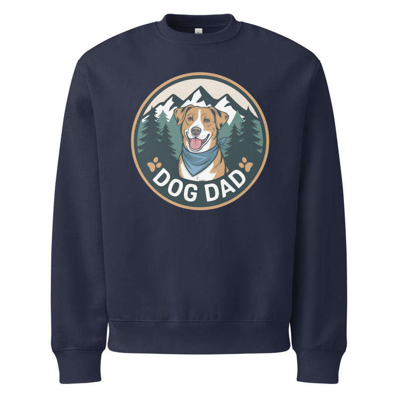 Dog Dad Badge: Crewneck