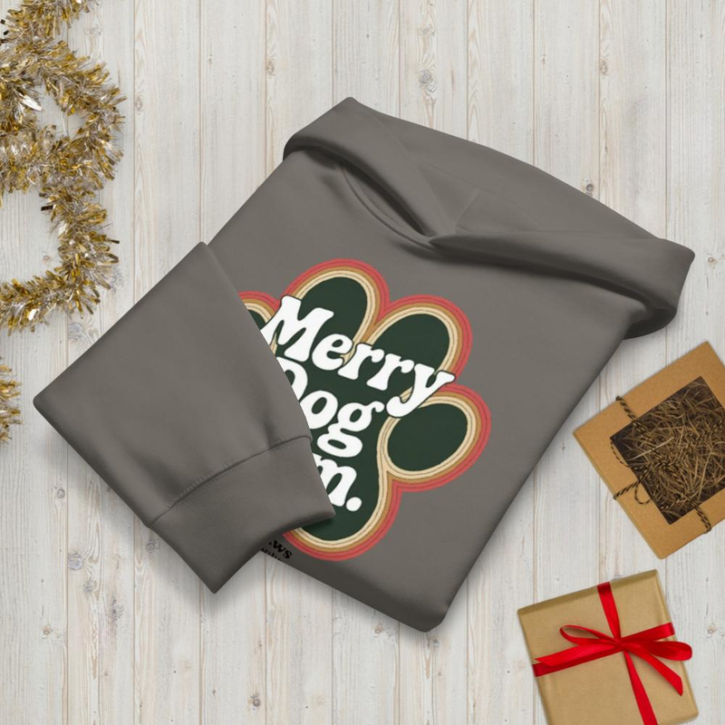 Merry Dog Mom: Hoodie