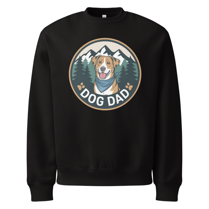 Dog Dad Badge: Crewneck