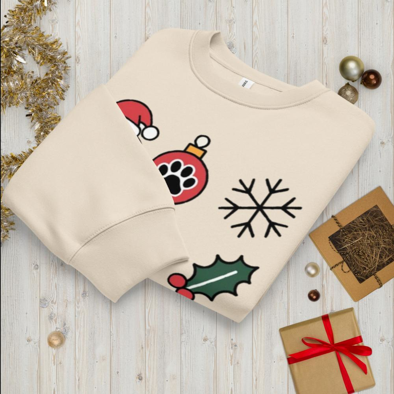 Christmas Dog Treat: Crewneck