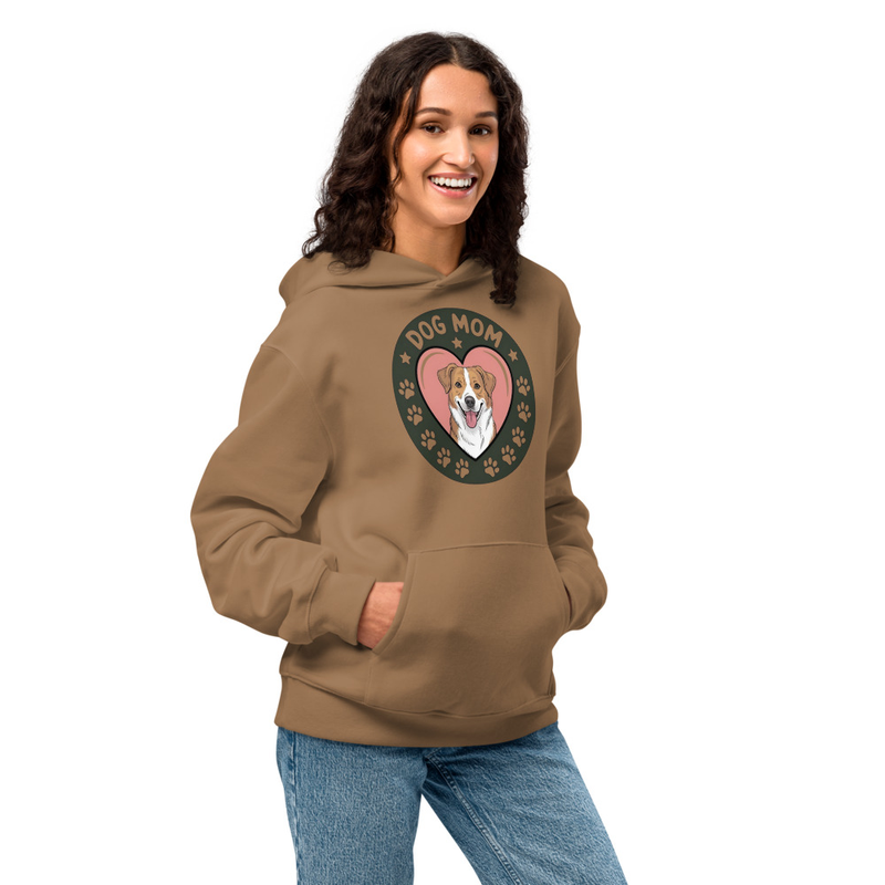 Dog Mom Badge: Hoodie