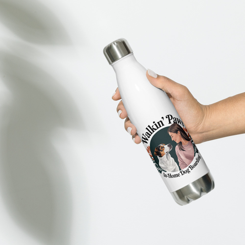 Dog Mom: Dog Portrait- Water Bottle