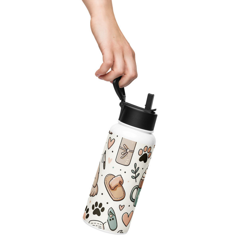 Dog Mom Lifestyle: Straw Water Bottle
