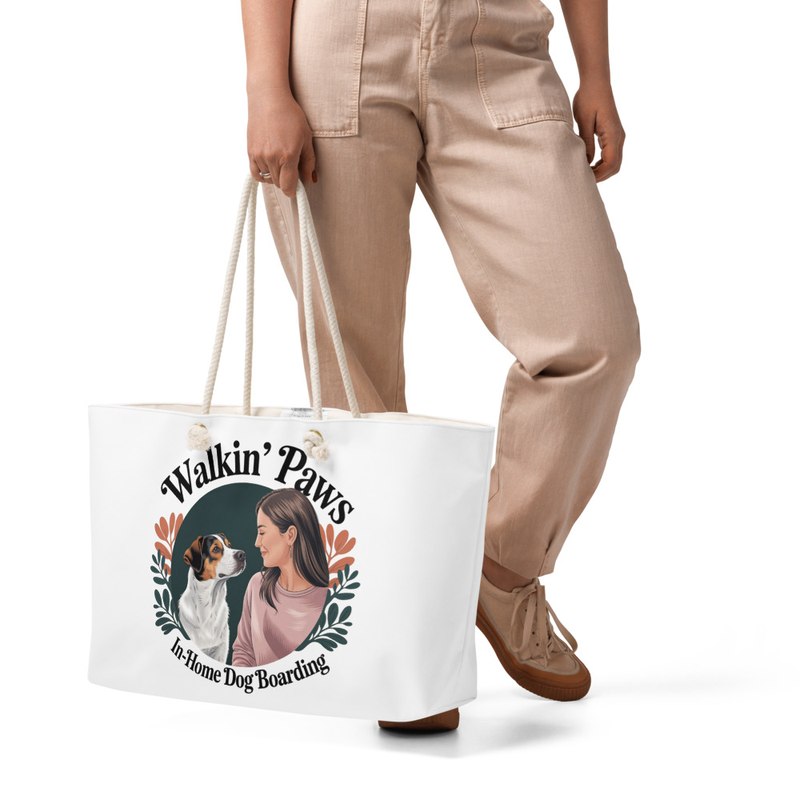 Dog Mom: Dog Portrait- Weekender Bag