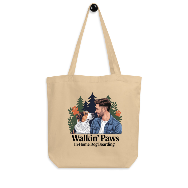 Dog Dad: Dog Portrait- Tote Bag