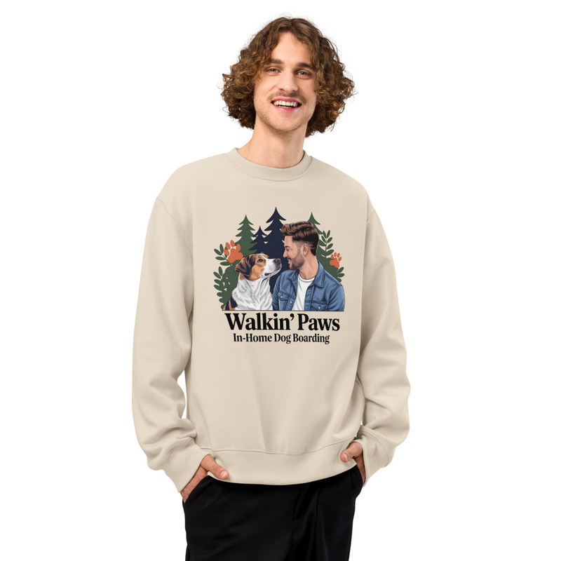 Dog Dad: Dog Portrait- Crewneck