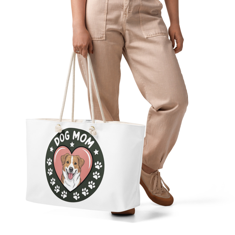 Dog Mom Badge: Weekender bag
