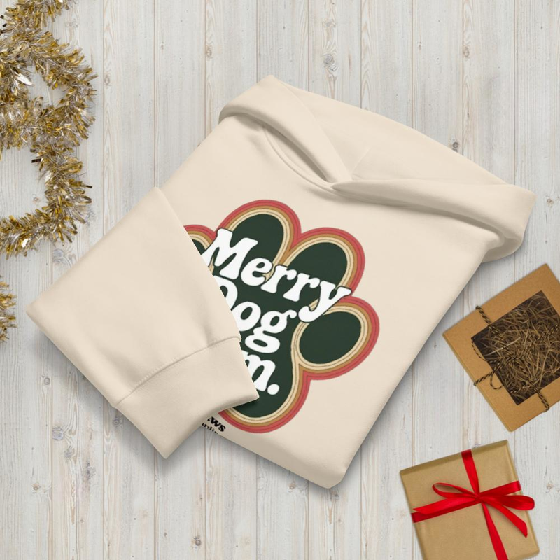 Merry Dog Mom: Hoodie