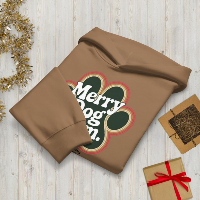 Merry Dog Mom: Hoodie