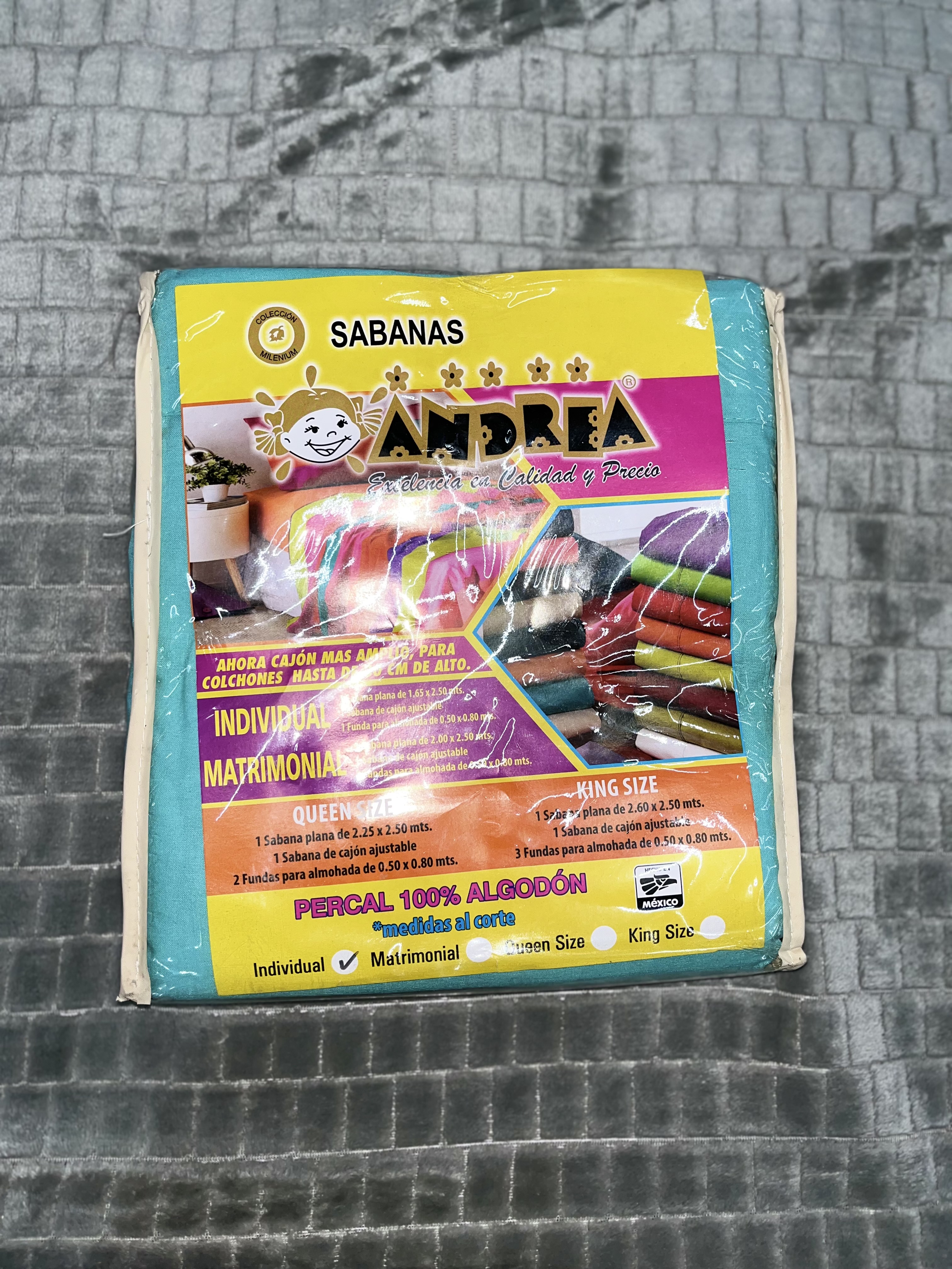 Sábana 100% algodón