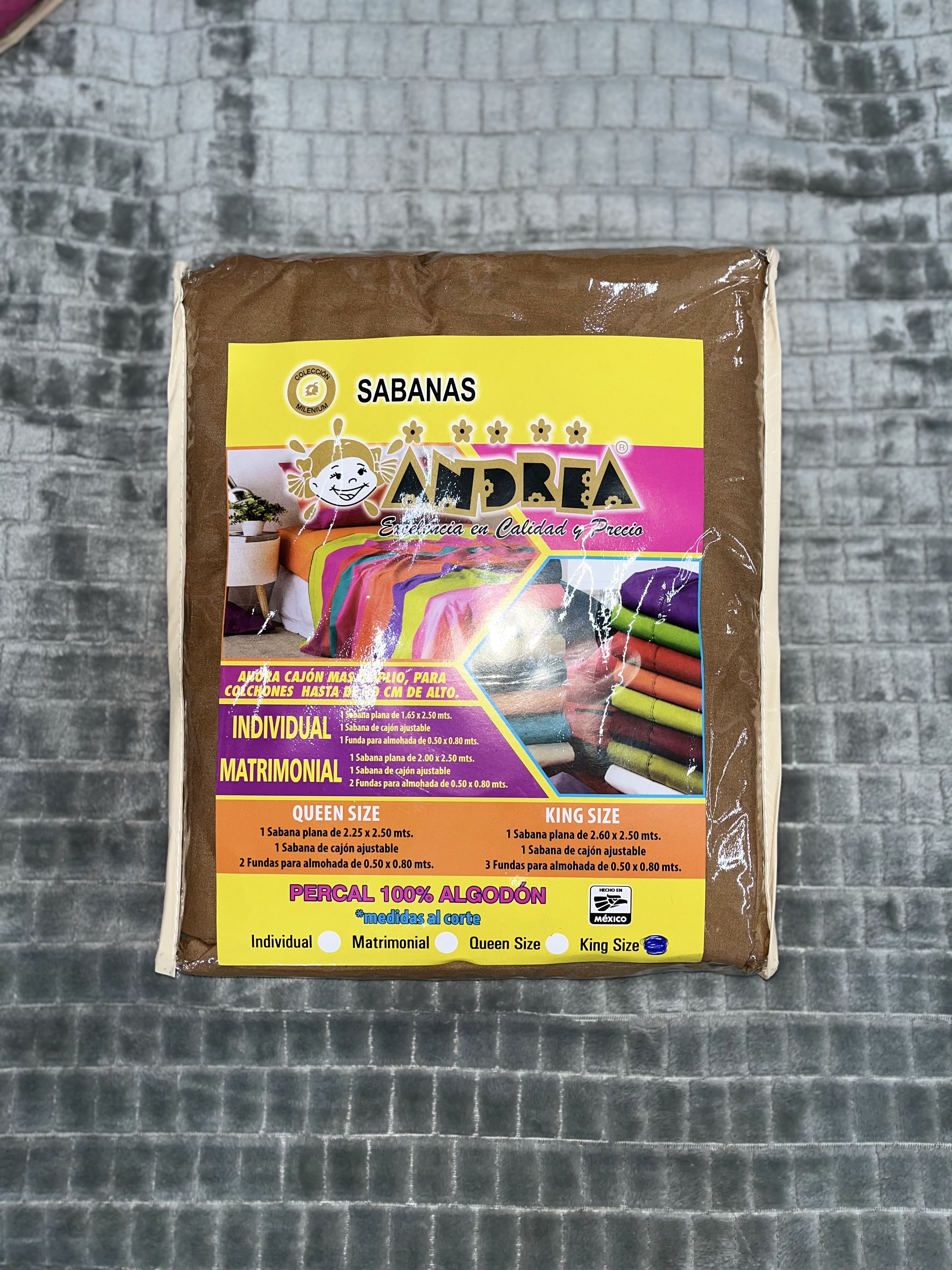 Sábana 100% algodón