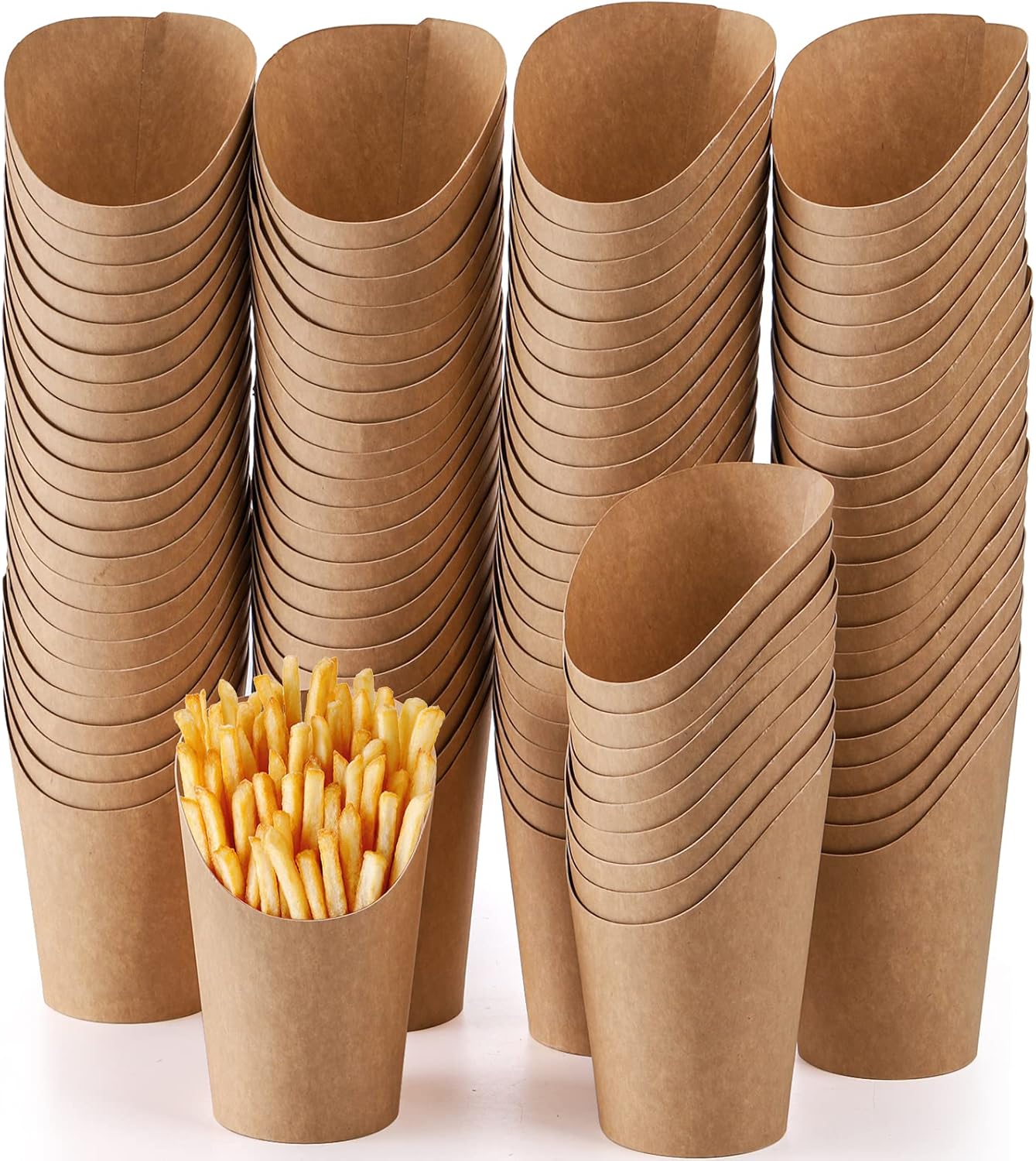 Disposable Paper French Fry Cups