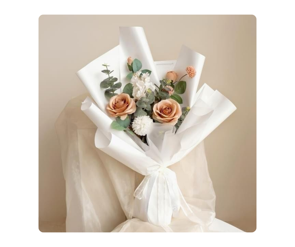 Artificial Hand Bouquet 077