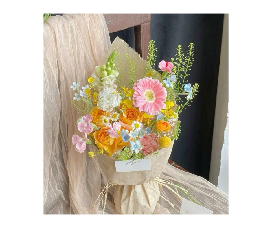 Artificial Hand Bouquet 017