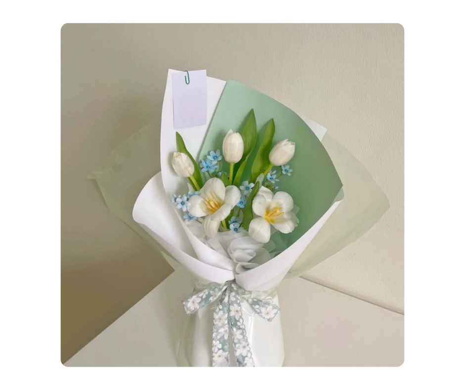 Artificial Hand Bouquet 006