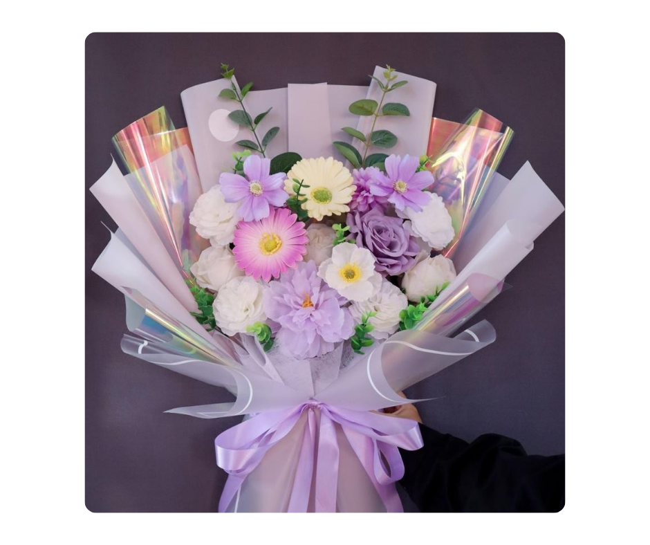 Artificial Hand Bouquet 093