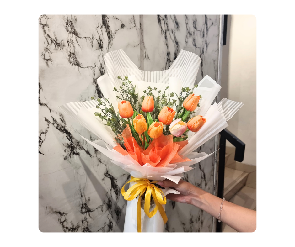 Artificial Hand Bouquet 075