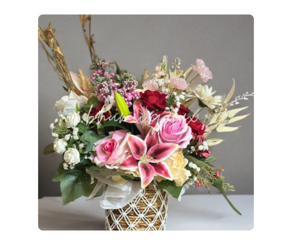 Artificial Vase Flower 019