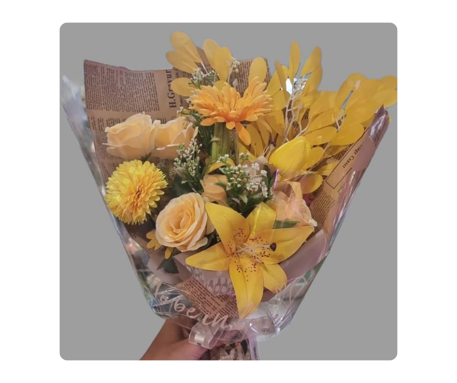 Artificial Hand Bouquet 096