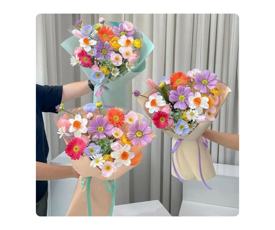 Artificial Hand Bouquet 029