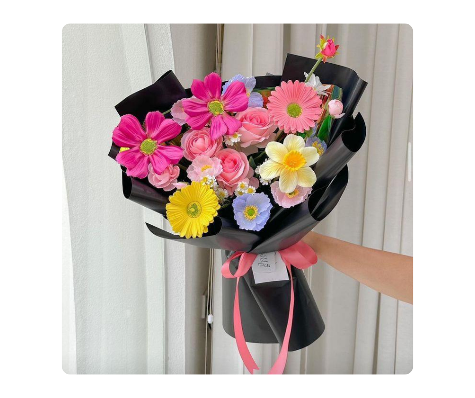 Artificial Hand Bouquet 008