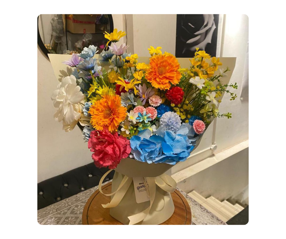 Artificial Hand Bouquet 003