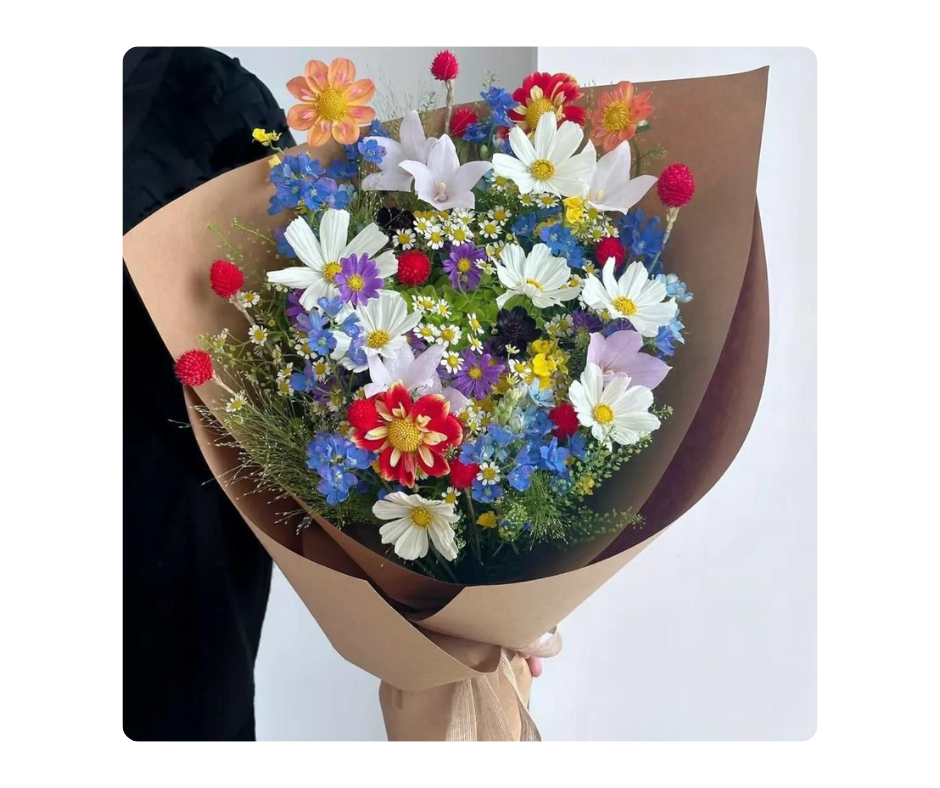 Artificial Hand Bouquet 004