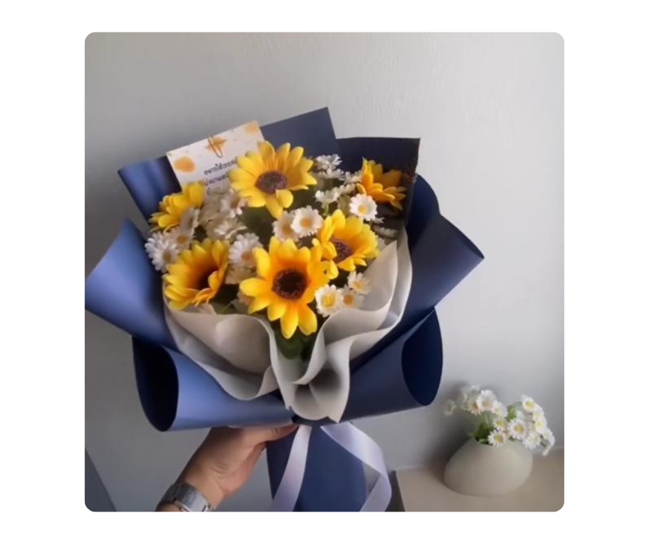 Artificial Hand Bouquet 062