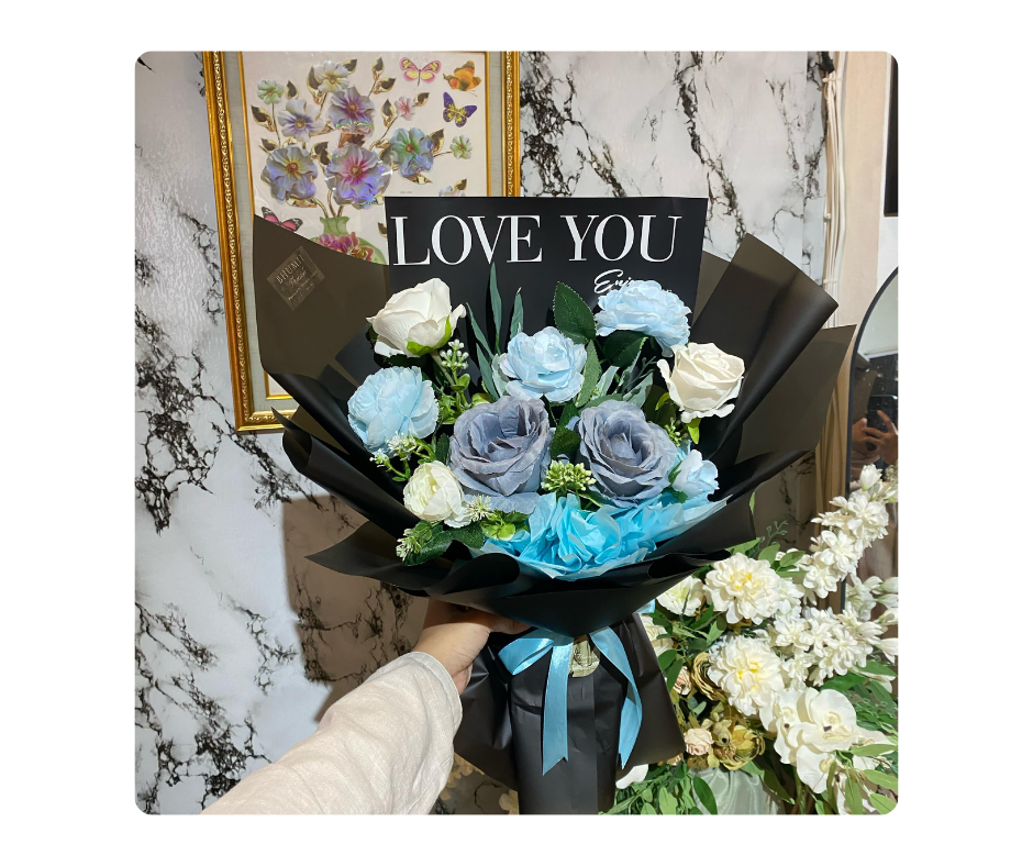 Artificial Hand Bouquet 040