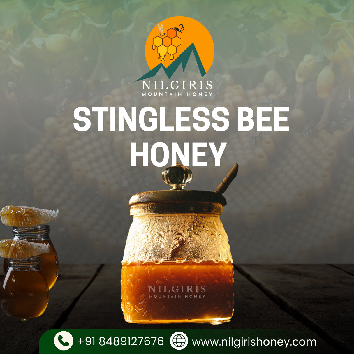 Stingless bee  Honey 100% Nilgiris - Helps men and women with infertility problems.
