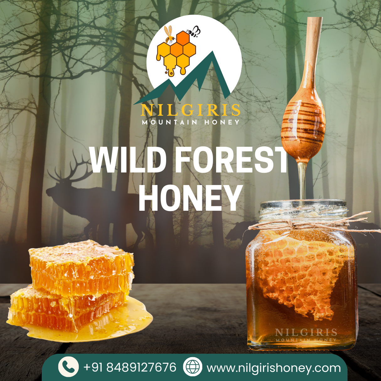 Pure Wild Forest Honey-200 gm & 500 gm
