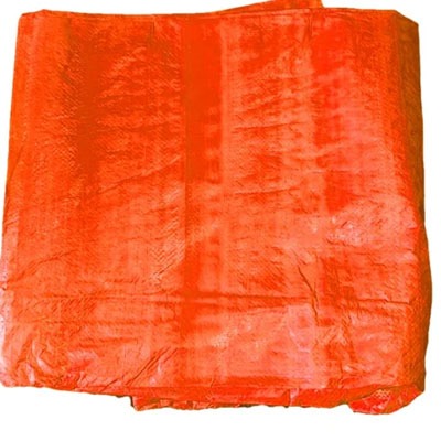 Orange Plastic Tarpaulin