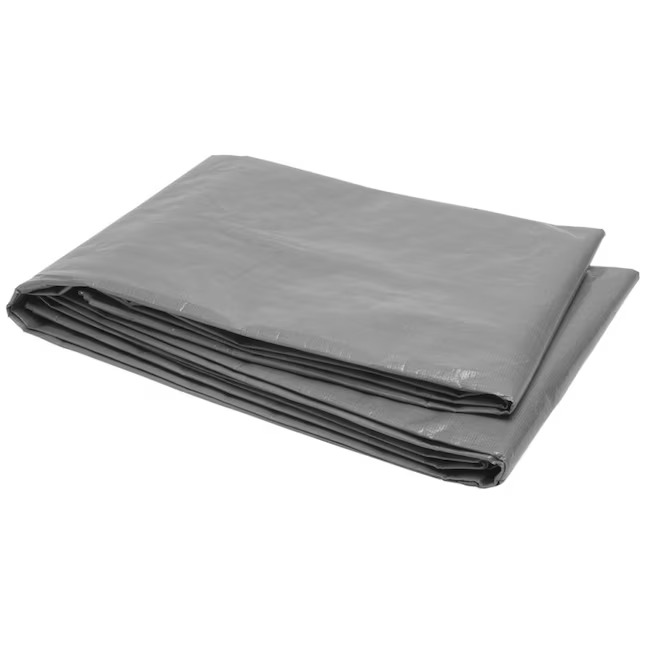 Grey Plastic Tarpaulin