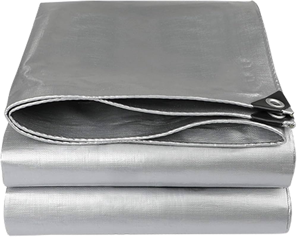 Grey Plastic Tarpaulin