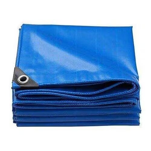 Plain Blue Plastic Tarpaulin